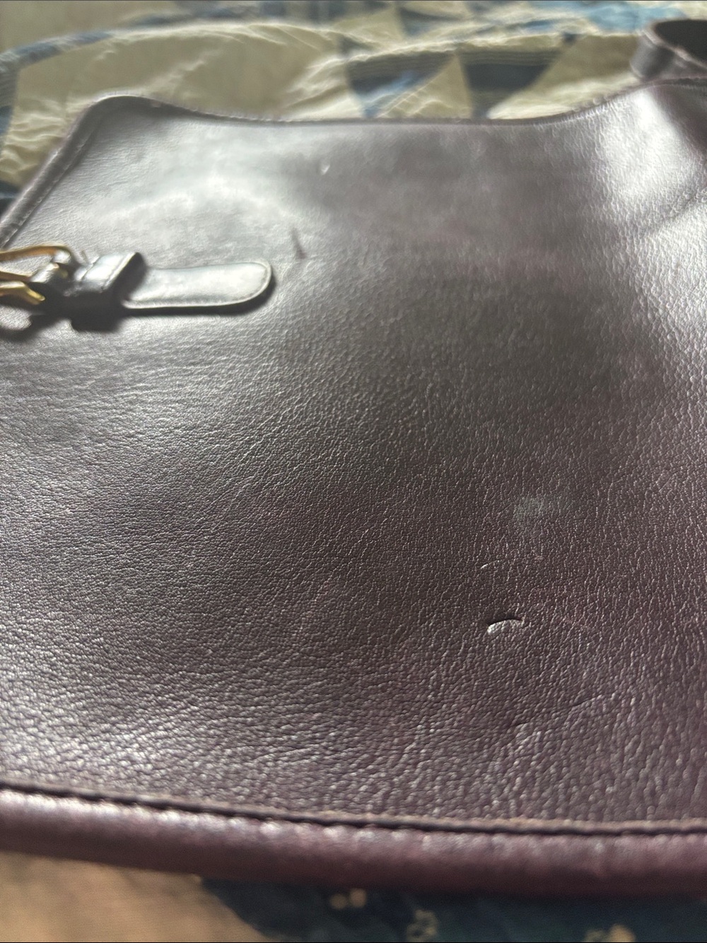 Vintage Coach Saddle Flap Pouch 9585 - Picture 6 of 11